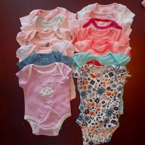 13 pcs (0-3Month) Onesies Lot/Bundle